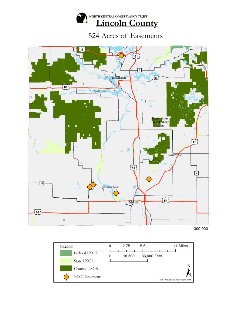Maps of Preserved Lands NORTH CENTRAL CONSERVANCY TRUST