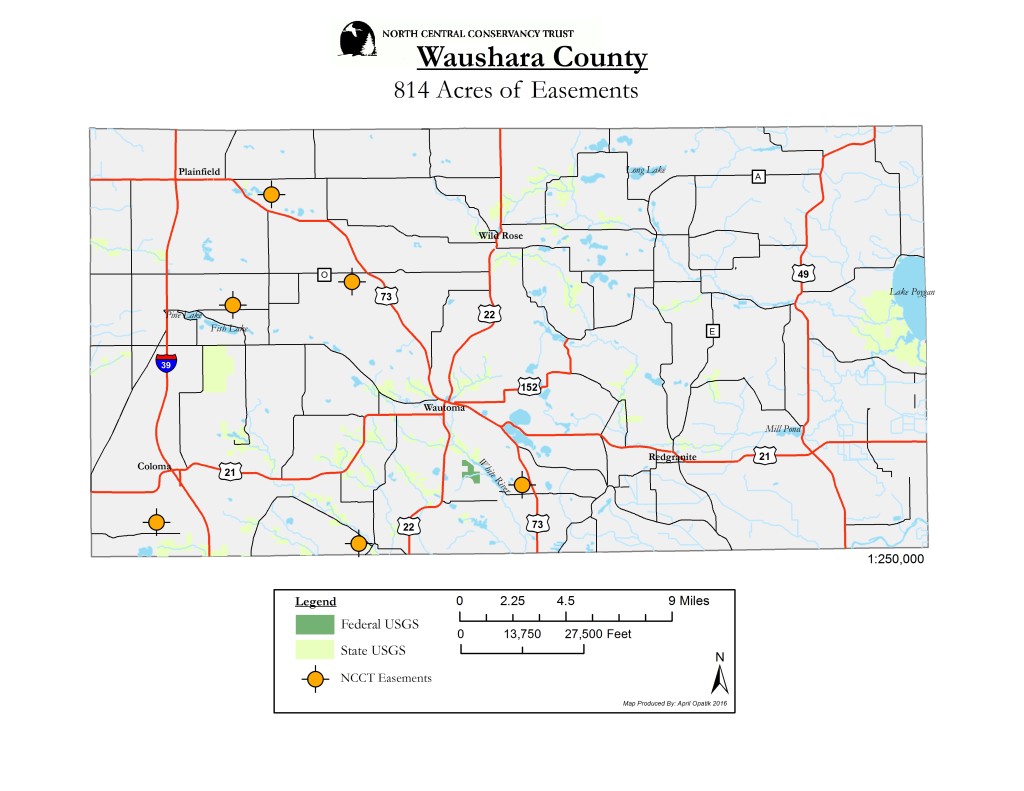 Maps of Preserved Lands NORTH CENTRAL CONSERVANCY TRUST