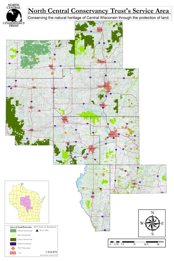 Maps of Preserved Lands NORTH CENTRAL CONSERVANCY TRUST