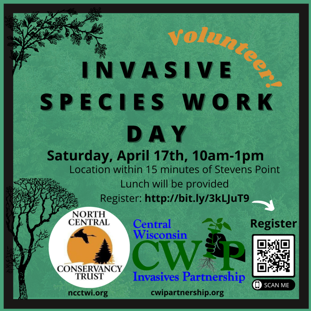 Invasive Species Work Day Scheduled for April 17!
