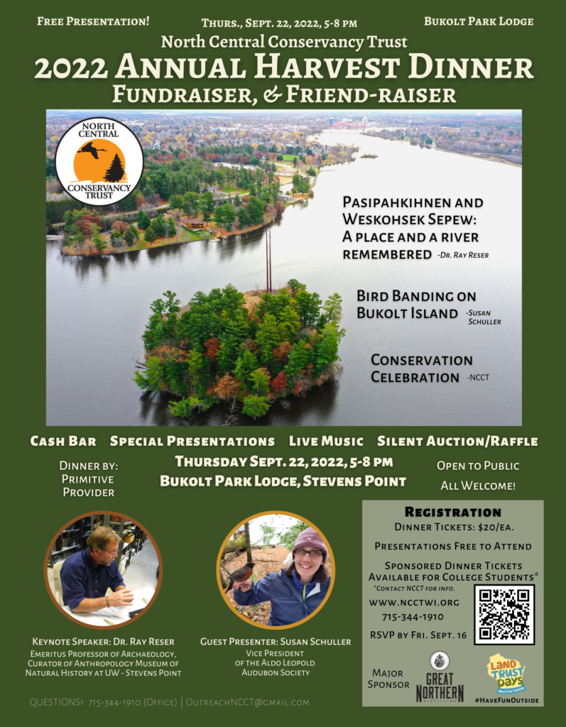 Register Today for NCCT’s 2022 Annual Harvest Dinner, Friend-raiser, & Fundraiser!