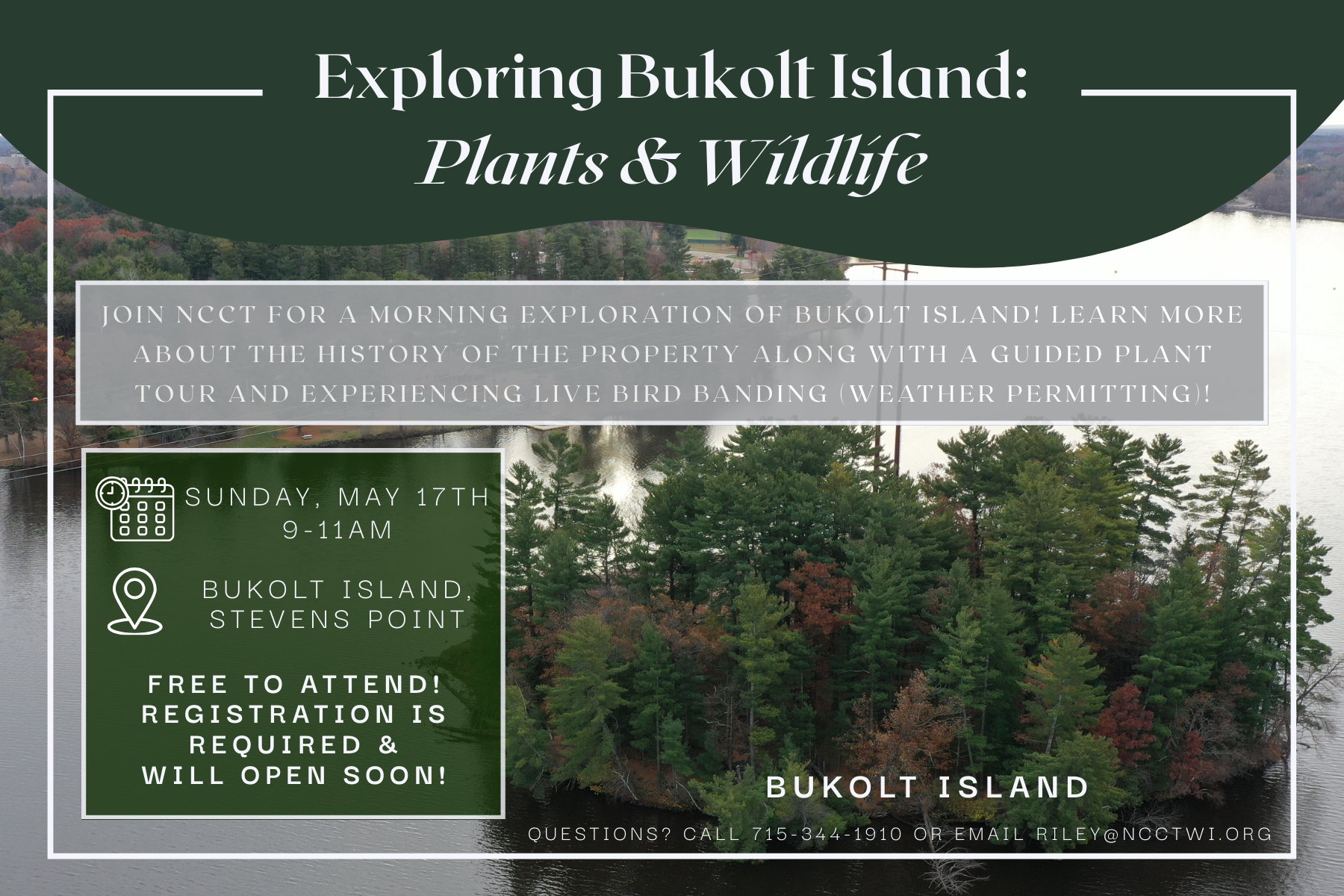 Sunday, May 17th, 2026: Exploring Bukolt Island: Plants & Wildlife